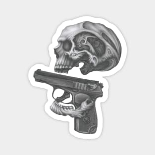weapons and skull Magnet