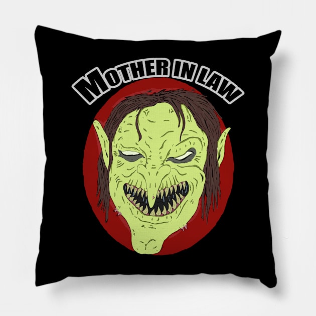 mother in law Pillow by Ragna.cold
