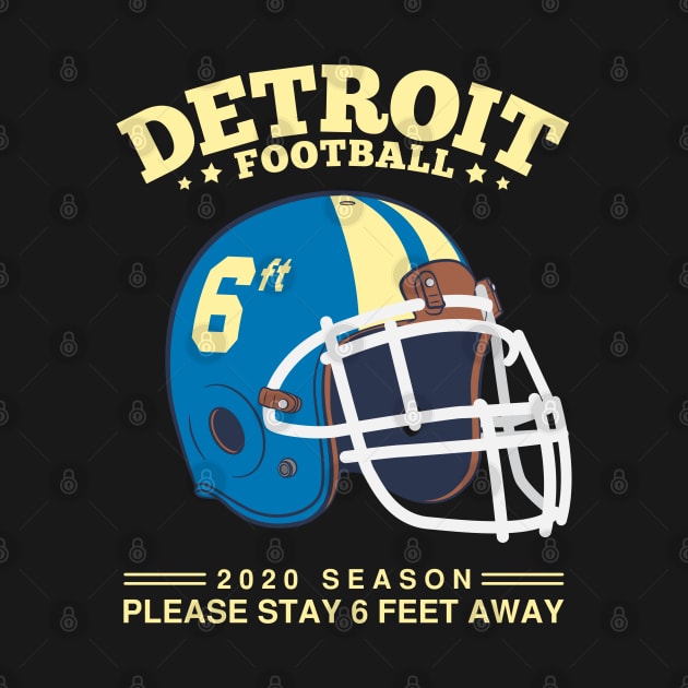 2020 NFL Detroit Lions Spirit Stay 6ft Away by mckinney