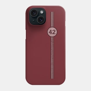 42 Vertical Stripe (faded) Phone Case