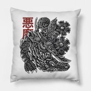 Onimask Hannya Warriors Pillow