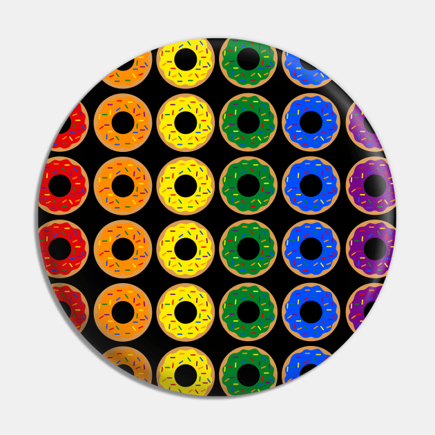 Rainbow Donuts (Vertical) Pin by ShawnIZJack13