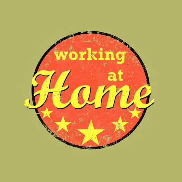 working at home by vender