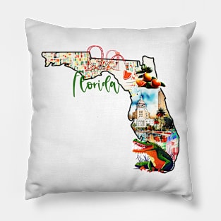 The State Of Florida Pillow