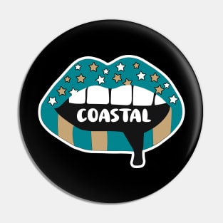 Coastal Carolina Lips Pin