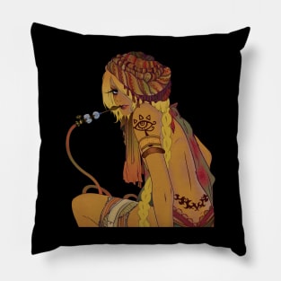 Anime girl cool Pillow