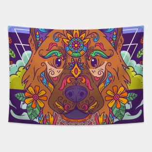 Shepherd Dog - Dark Version Tapestry