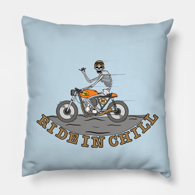 Ride in chill Pillow by Summerdsgn