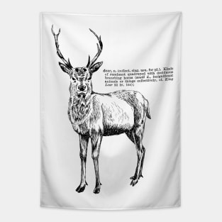 Deer Print Tapestry