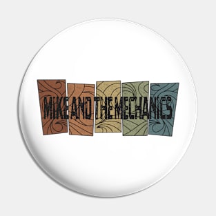 Mike and the Mechanics Retro Pattern Pin