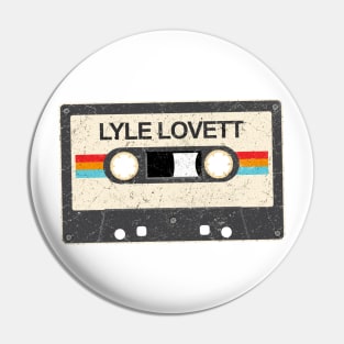 kurniamarga vintage cassette tape Lyle Lovett Pin