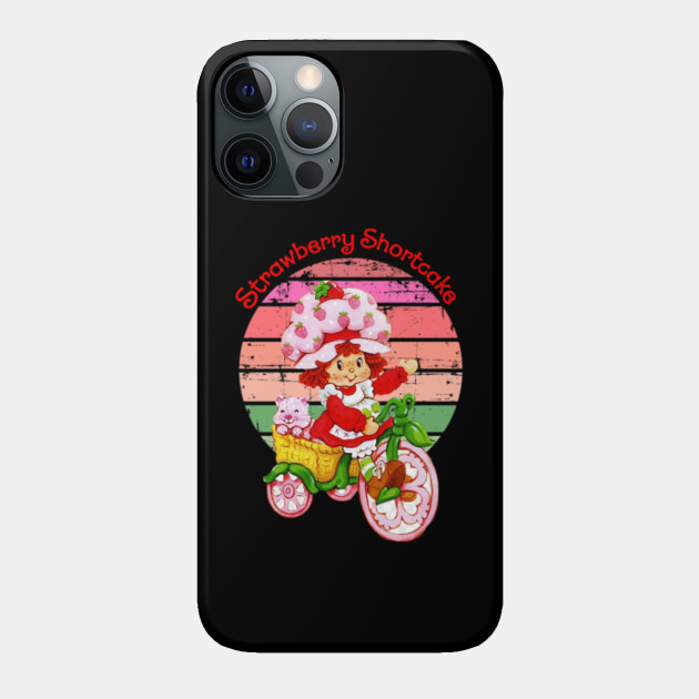 Vintage Cute Strawberry - Strawberry Shortcake - Phone Case