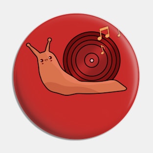 Snail music Pin