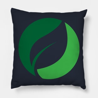 Green leaf Pillow