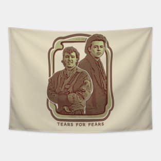 Tears For Fears - Retro Style Tapestry