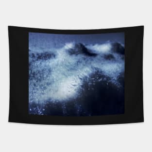 Macro winter landscape Tapestry