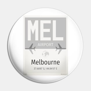 MEL Melbourne airport Pin