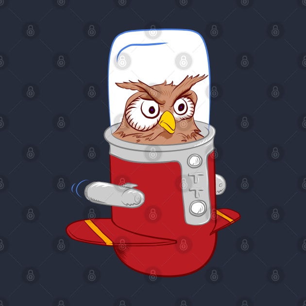 Space Owl Otto by CheeseHasselberger