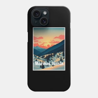 Marmot Basin Alberta Canada Ski Phone Case