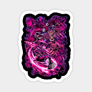 Demon Slayer - Tanjiro vs Upper Moon 4 Magnet