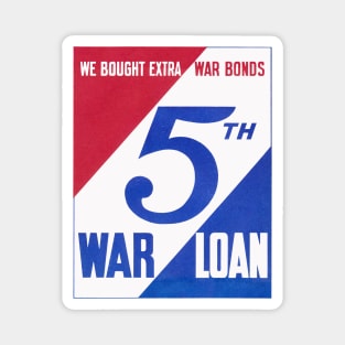 WWII 5th War Loan Magnet