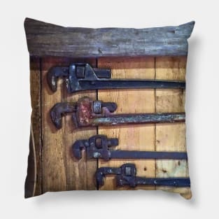 Monkey Wrenches Pillow