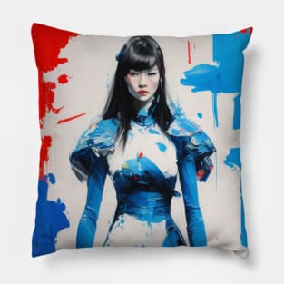 Asian warrior woman ¤ Pillow