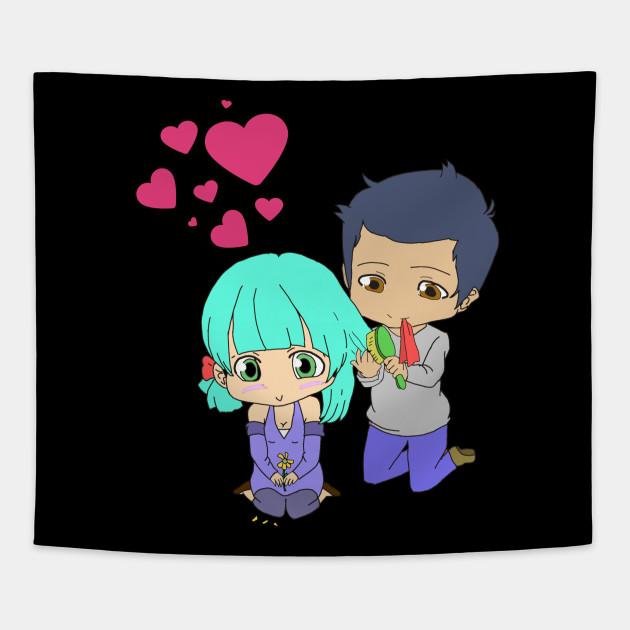 Cute Manga Couple In Love Girl And Boy Anime Cute Couple