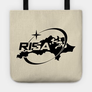 Rottnest Island Space Agency (RISA) Logo Black Tote