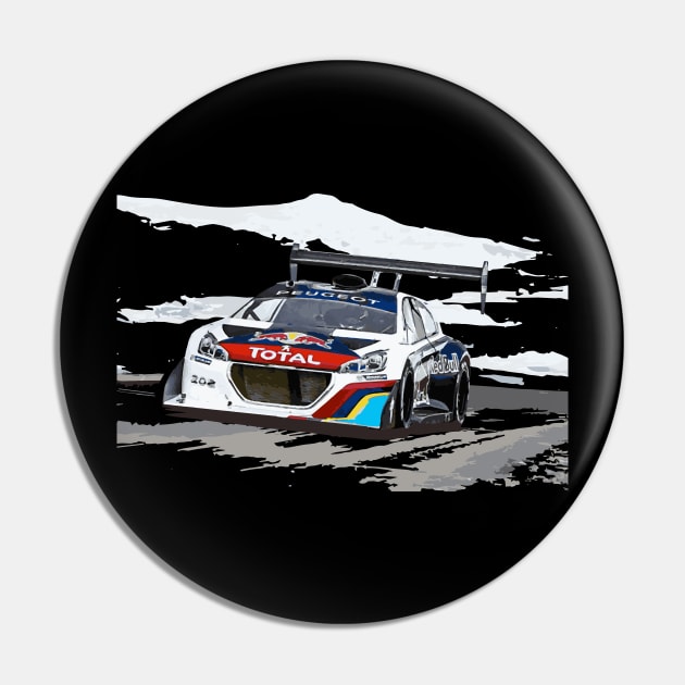 Sébastien Loeb peugeot 208 T16 pikes peak hill climb monster Pin by cowtown_cowboy