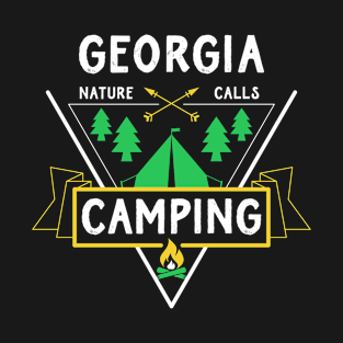 Georgia USA Camping Outdoors Nature Adventure T-Shirt