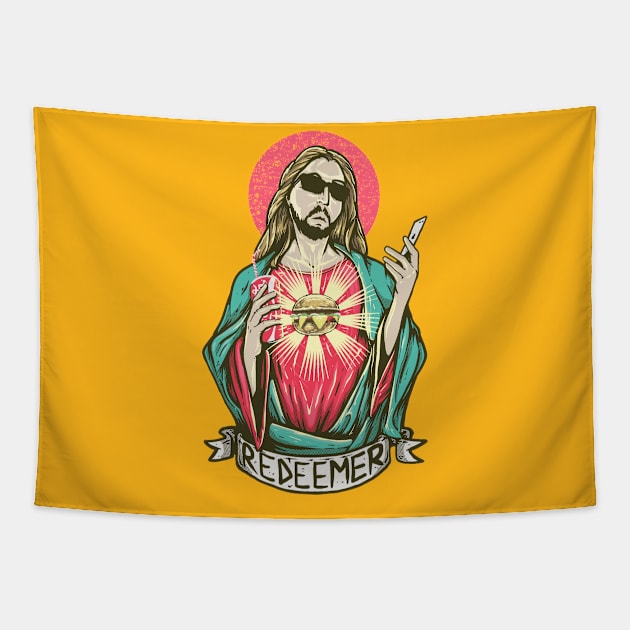 Redeemer Tapestry by MeFO