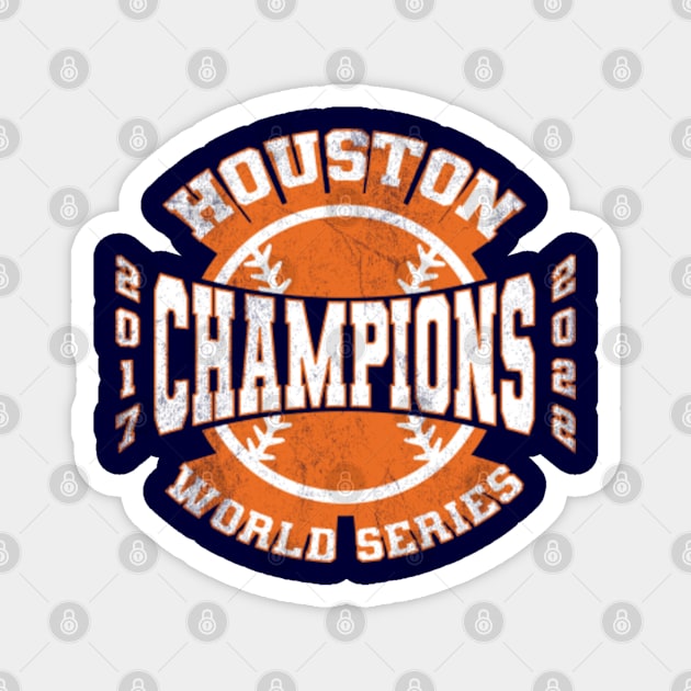 Houston Baseball World Series Champions - Vintage - Astros World