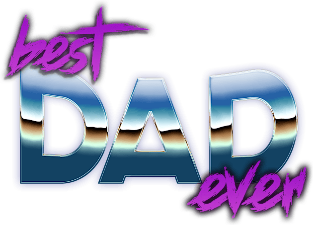 Best dad ever Kids T-Shirt by Snapdragon