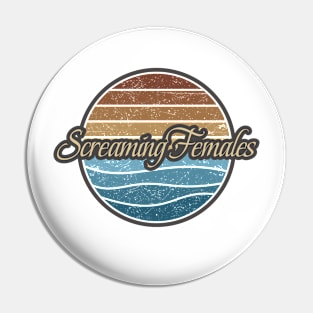 Screaming Females Retro Waves Pin