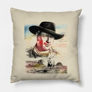 retro the duke Pillow