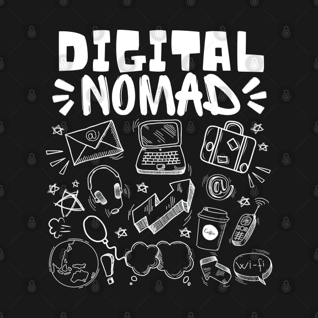 Digital Nomad - Remote worker by Ashley-Bee