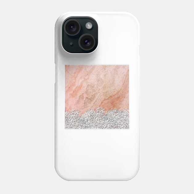 Marble gold rush VII Phone Case by marbleco