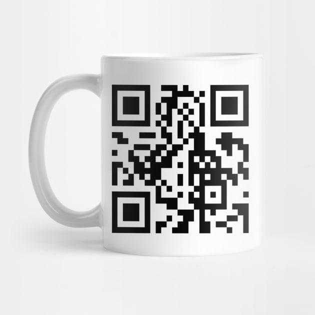 Funny Rick Roll Meme QR Code Do Not Scan Design Tall T-Shirt