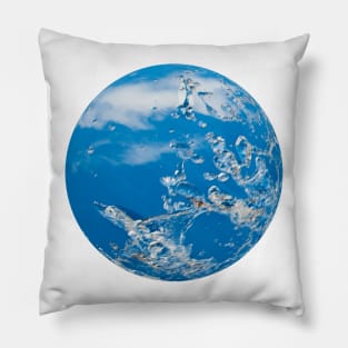 3d ART Blue world Pillow