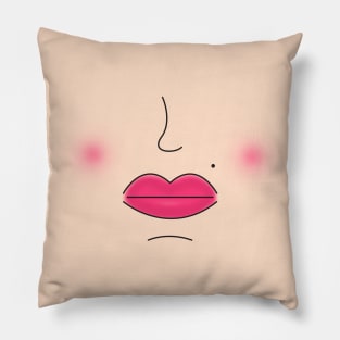 Big Lips Mask - Light skin Pillow