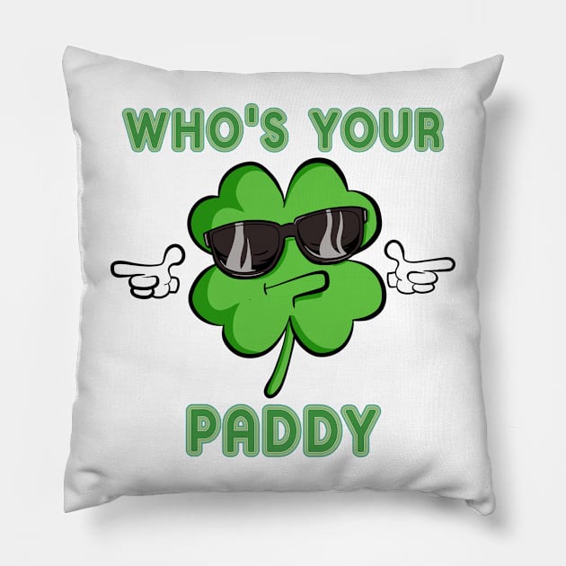 The Paddy Daddy Pillow by Art by Nabes