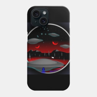 Visitors from across the Galactic Void! Phone Case