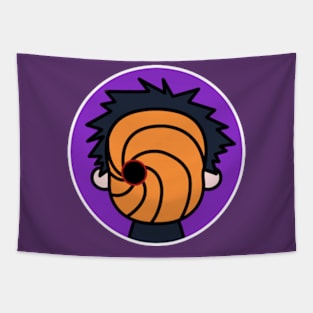 Obito Uchiha Naruto Chibi Anime Art Tapestry