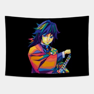 Giyu Tomioka Demon Slayer Tapestry