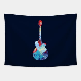 Acoustic Guitar Paint Texture Tapestry