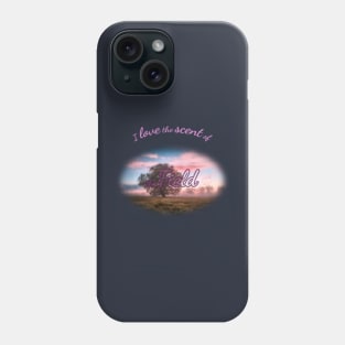 My pink Sky in the field Phone Case