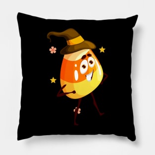 Cute Retro Halloween Candy Corn Pumpkin Costume Kids Toddler Pillow