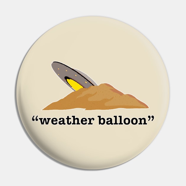 "Weather Balloon" Pin by Brightfeather