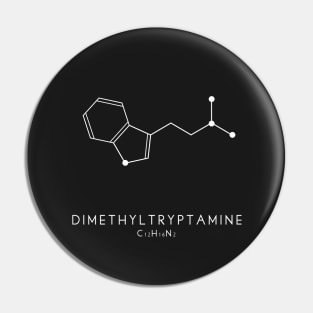 Dimethyltryptamine / DMT Molecular Structure in Black Pin